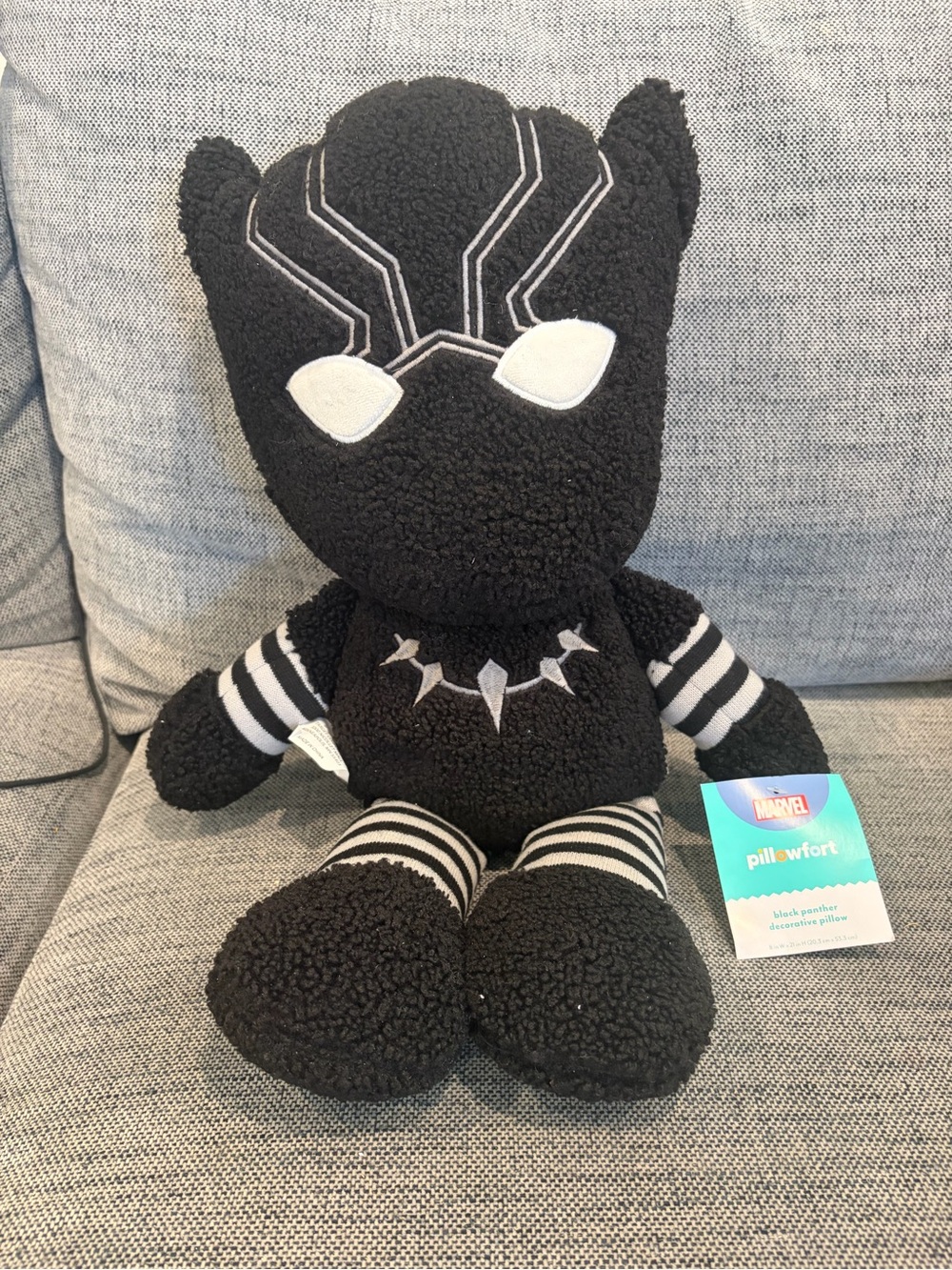 Marvel Black Panther Plush Pillowfort Pillow Buddy